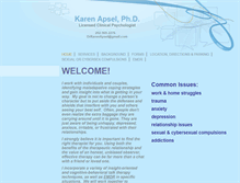 Tablet Screenshot of karenapsel.com